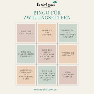 Bullshit-Bingo Zwillingseltern 1