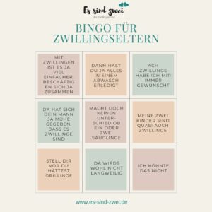 Bullshit-Bingo Zwillingseltern 1